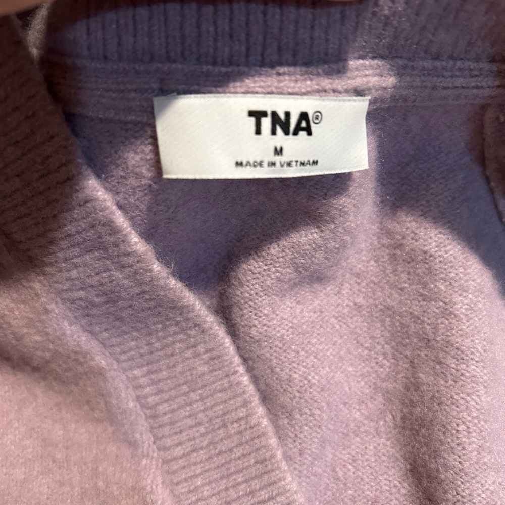 Aritzia TNA Lavender Women's Cardigan Medium - Picture 2 of 4